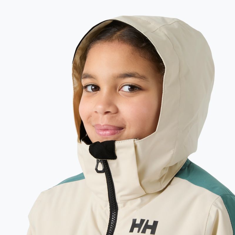 Детско скиорско яке Helly Hansen Snowbliss opal green 3