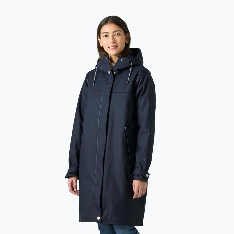 Дамски дъждобран Helly Hansen Moss Ins Pu Coat navy