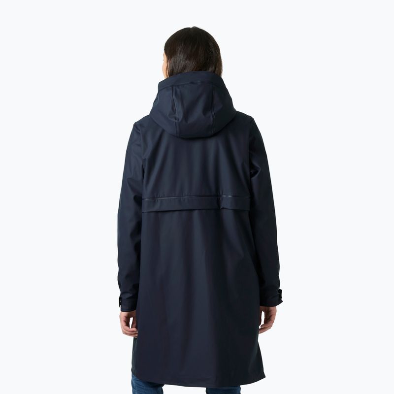 Дамски дъждобран Helly Hansen Moss Ins Pu Coat navy 2