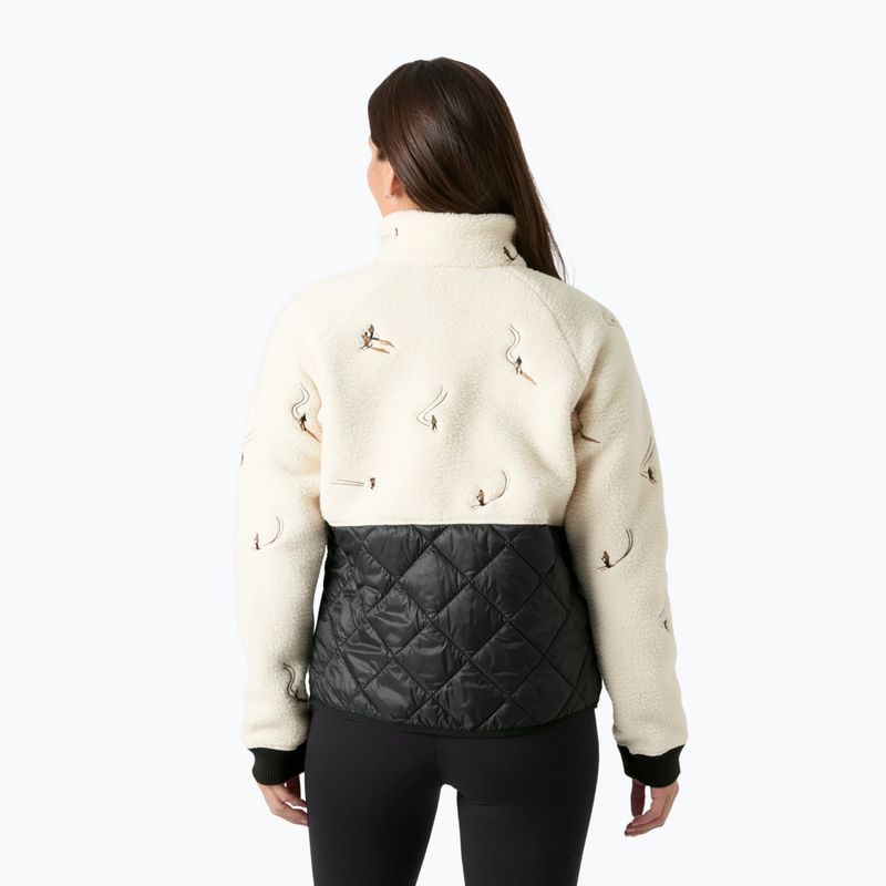 Дамско хибридно яке Helly Hansen Bliss Hybrid cream skiers embroidery 2