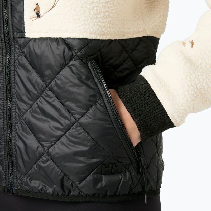 Дамско хибридно яке Helly Hansen Bliss Hybrid cream skiers embroidery 4