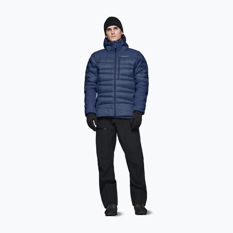 Мъжко пухено яке NORRONA Falketind Down 750 Zip Hood indigo night 2