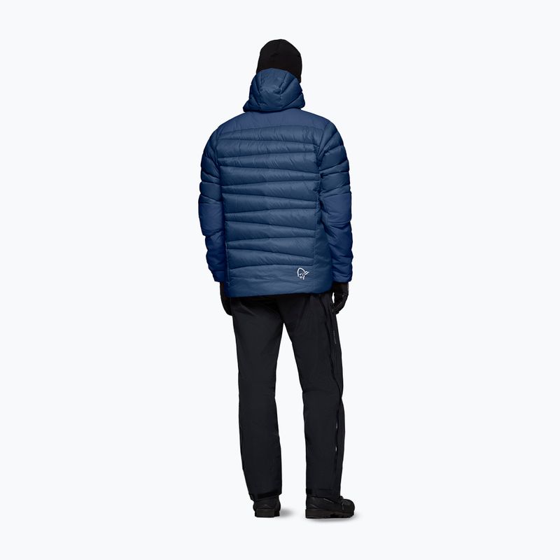 Мъжко пухено яке NORRONA Falketind Down 750 Zip Hood indigo night 3