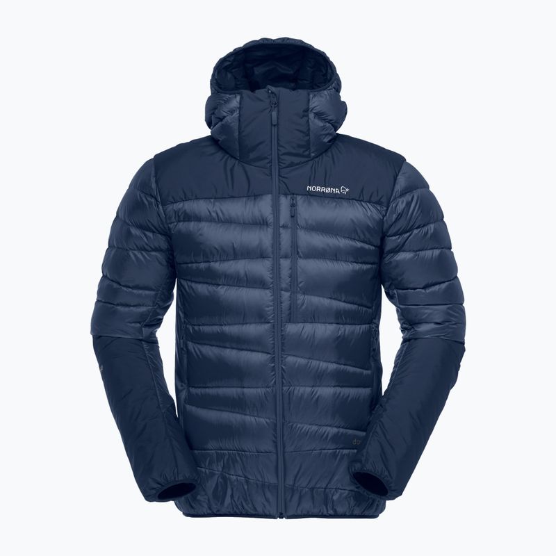 Мъжко пухено яке NORRONA Falketind Down 750 Zip Hood indigo night 5
