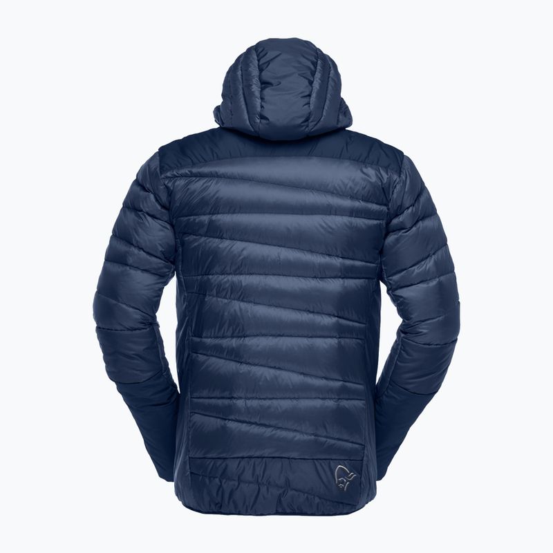 Мъжко пухено яке NORRONA Falketind Down 750 Zip Hood indigo night 6