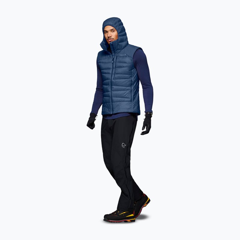 Мъжки елек NORRONA Falketind Down 750 indigo night 4