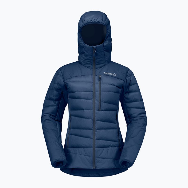 Дамско пухено яке NORRONA Falketind Down 750 Zip Hood indigo night 5