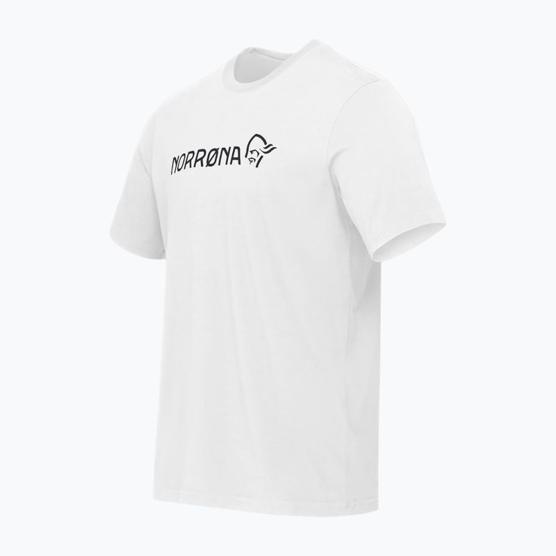 Мъжка тениска NORRONA Cotton Viking pure white 6