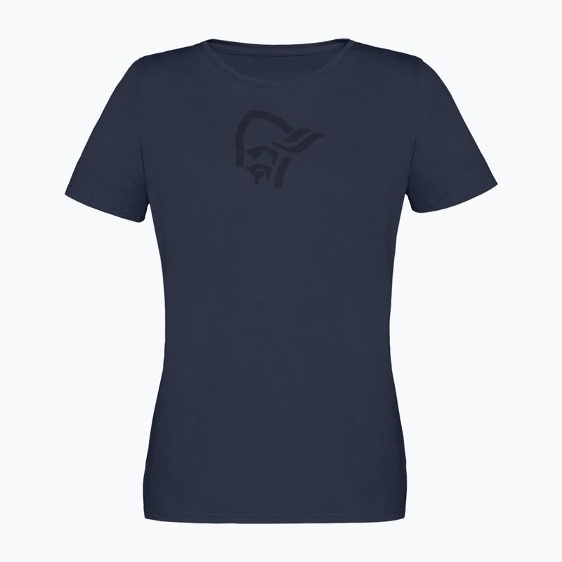 Дамска тениска NORRONA Cotton Viking indigo night/sky captain 4