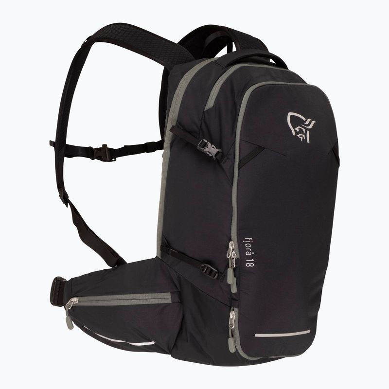Раница за трекинг NORRONA Fjørå Econyl195 18 l caviar black 2
