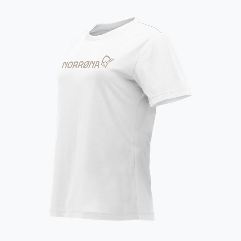 Дамска тениска NORRONA Cotton Viking pure white 6