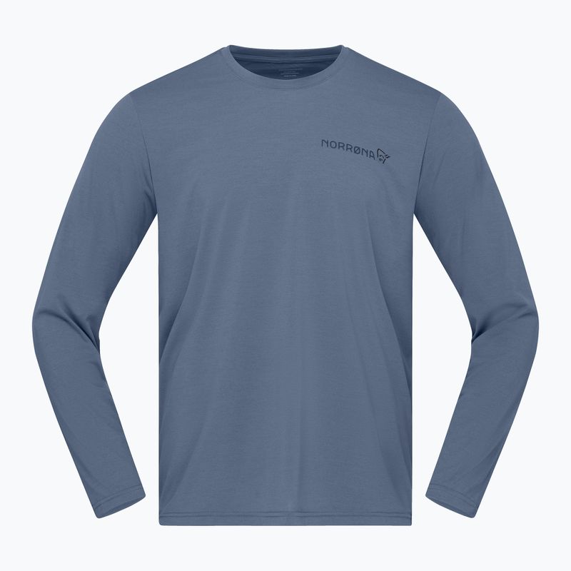 Мъжка блуза с дълъг ръкав NORRONA Femund Tech vintage indigo 4