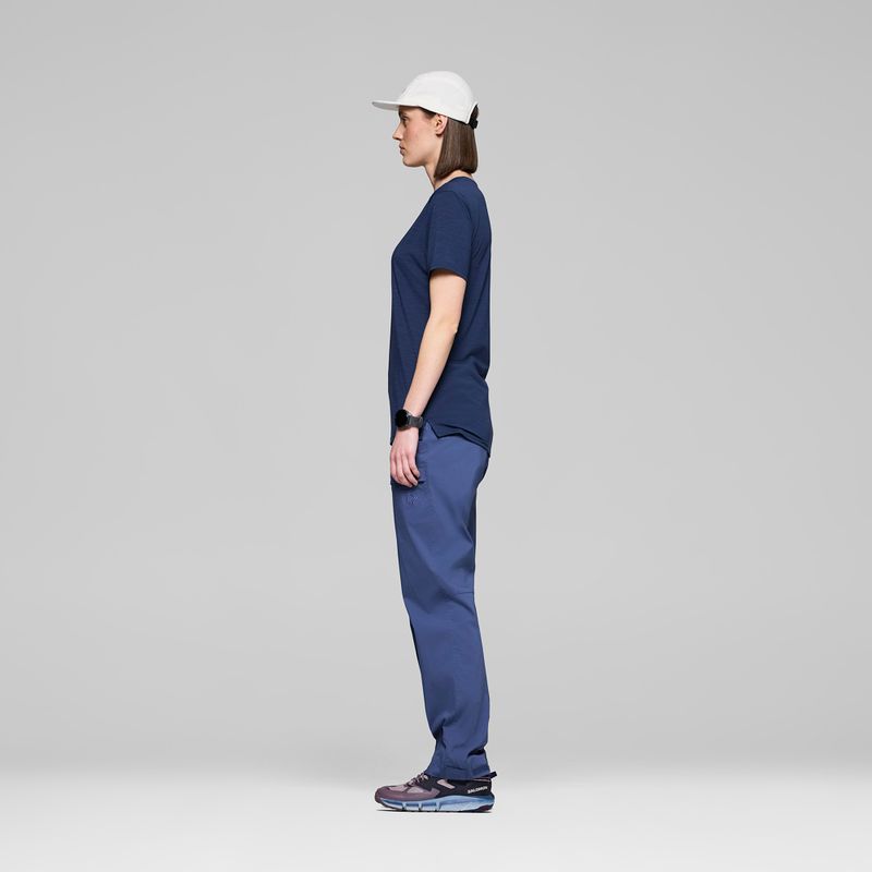 Дамска тениска NORRONA Femund Equaliser Merino indigo night 4