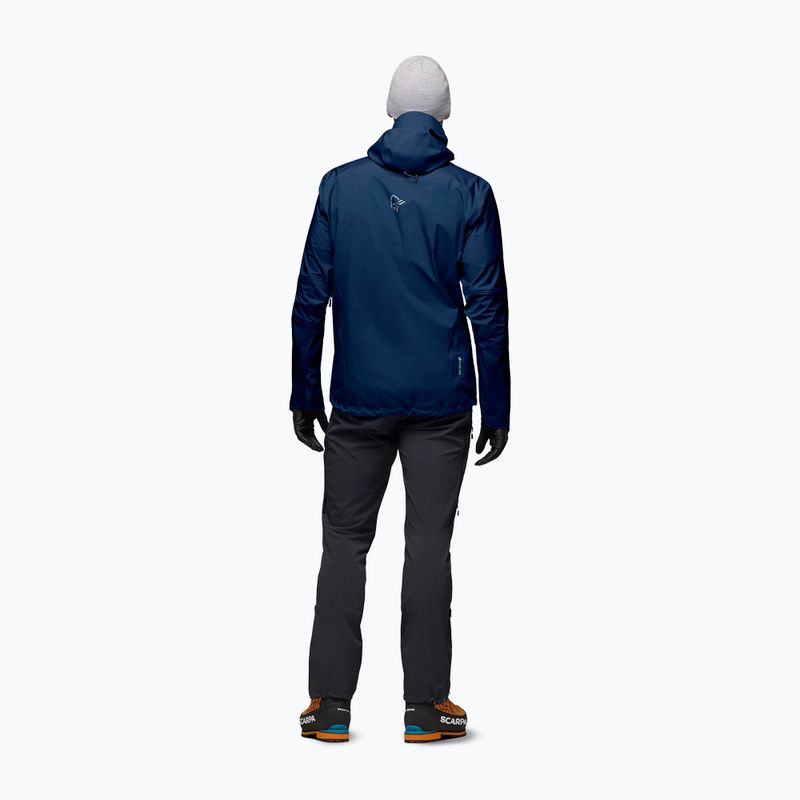 Мъжко яке за дъжд NORRONA Falketind Gore-Tex indigo night 3