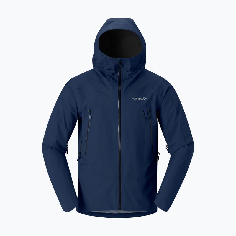 Мъжко яке за дъжд NORRONA Falketind Gore-Tex indigo night 4