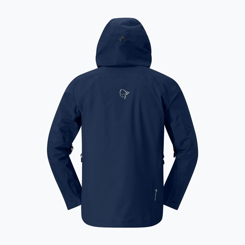 Мъжко яке за дъжд NORRONA Falketind Gore-Tex indigo night 5