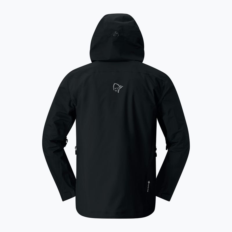 Мъжко яке за дъжд NORRONA Falketind Gore-Tex caviar black 5