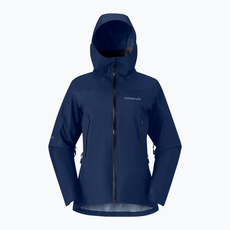 Дамско яке за дъжд NORRONA Falketind Gore-Tex indigo night 5