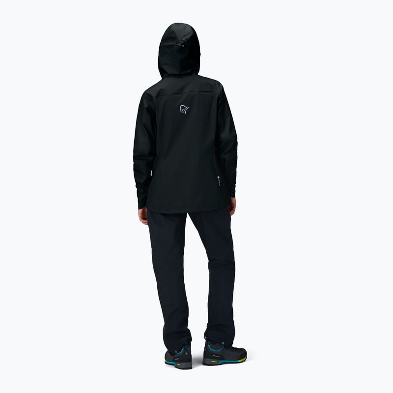 Дамско яке за дъжд NORRONA Falketind Gore-Tex cavlar black 4