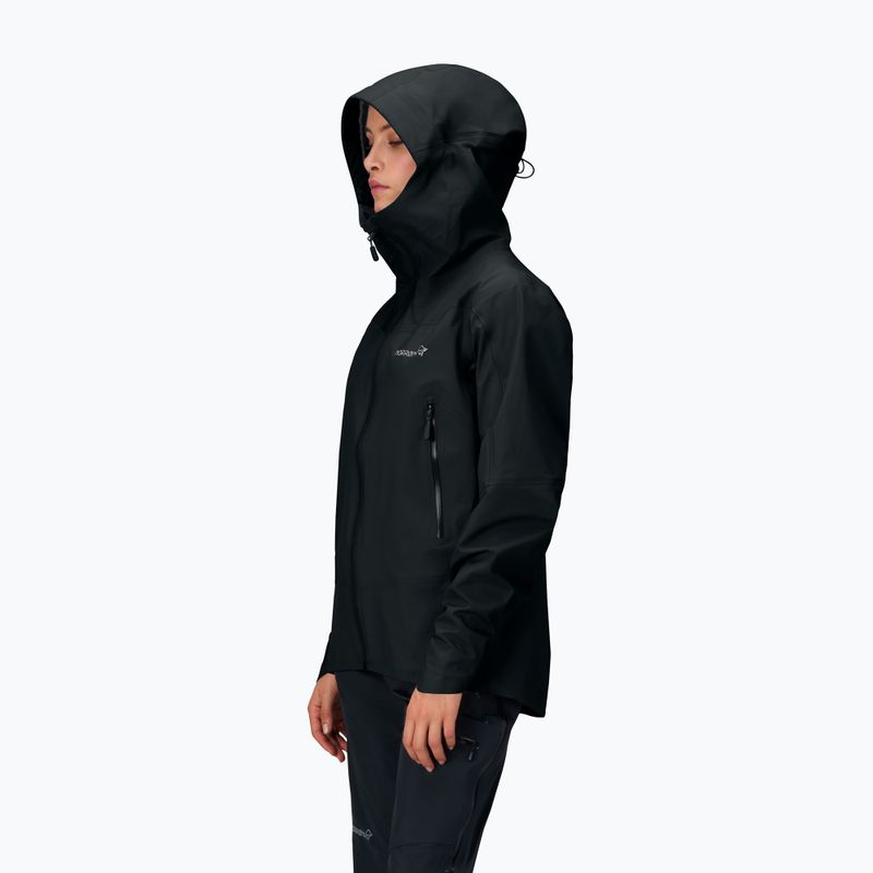 Дамско яке за дъжд NORRONA Falketind Gore-Tex cavlar black 6