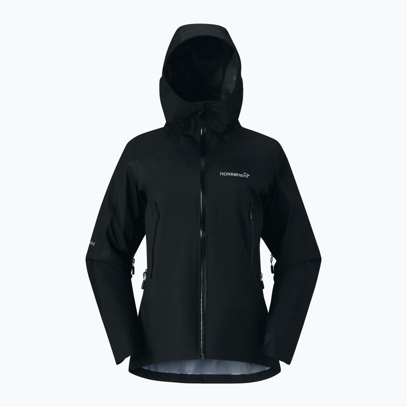 Дамско яке за дъжд NORRONA Falketind Gore-Tex cavlar black 7