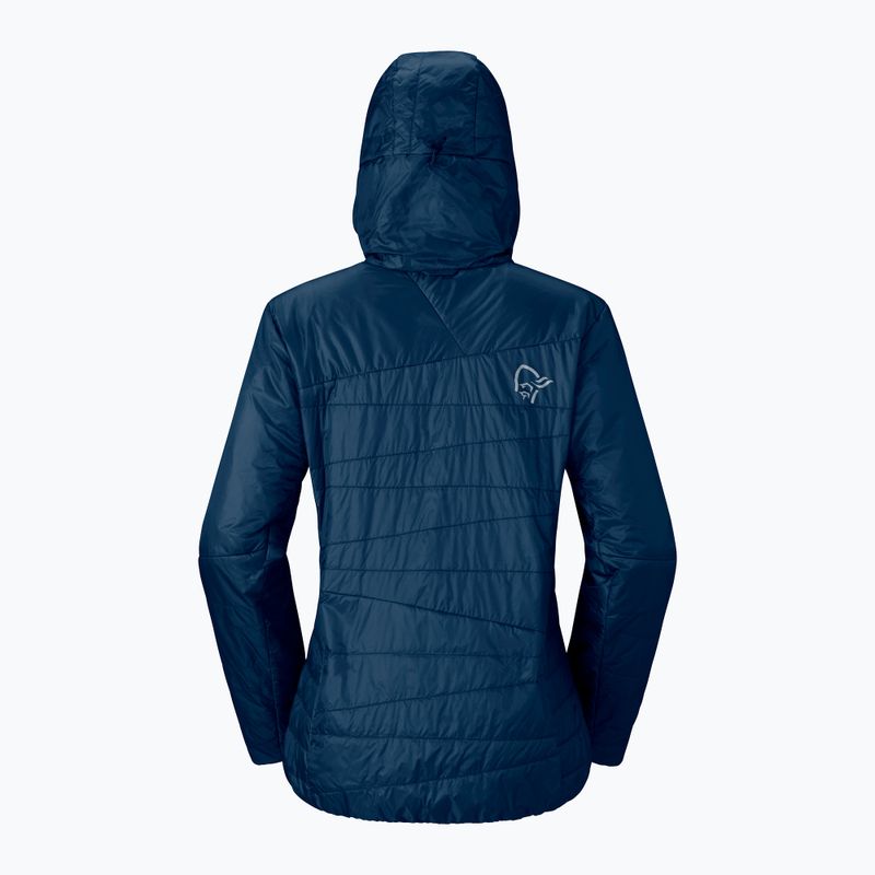 Дамско ватирано яке NORRONA Faketind Thermo40 Zip Hoodie indigo night 5