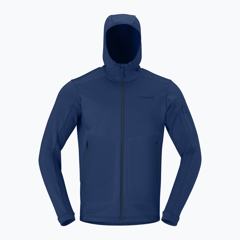 Мъжки суитшърт за трекинг NORRONA Falketind Warm2 Stretch Hood indigo night 5
