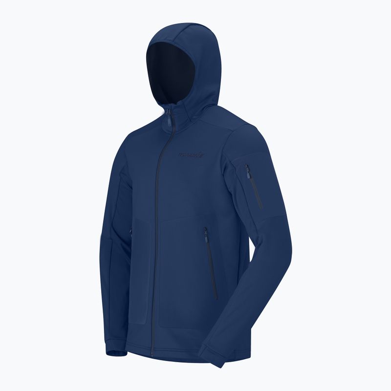 Мъжки суитшърт за трекинг NORRONA Falketind Warm2 Stretch Hood indigo night 7