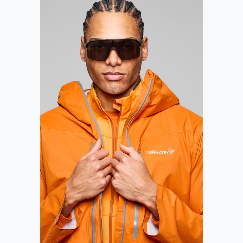 Мъжко яке за дъжд NORRONA Falketind Dri1 gold flame 5