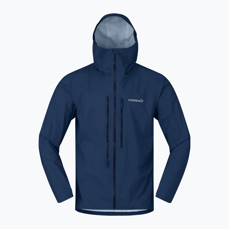 Мъжко яке за дъжд NORRONA Falketind Dri1 indigo night 6