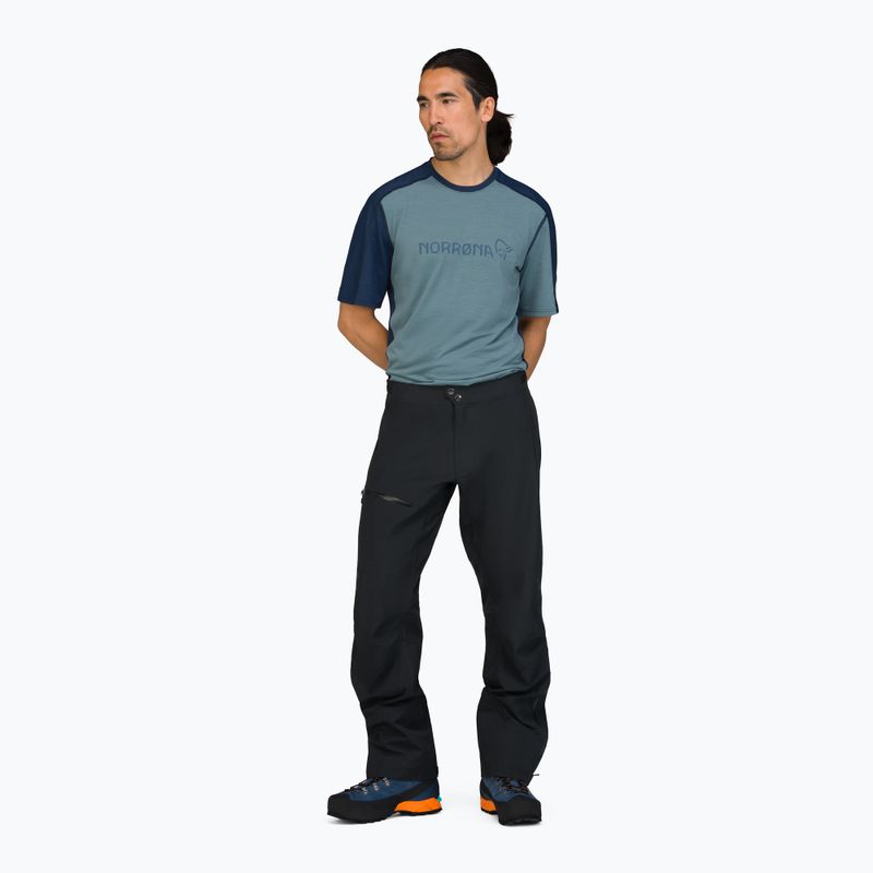 Мъжки панталони за трекинг NORRONA Falketind Dri1 caviar black 2