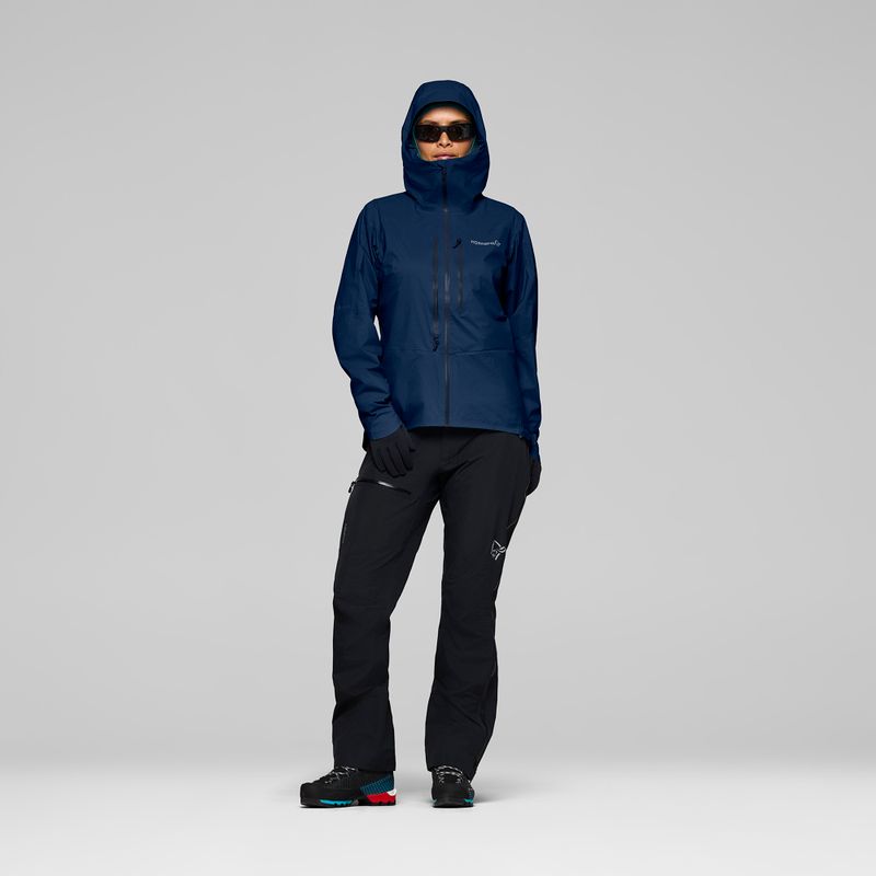 Дамско яке за дъжд NORRONA Falketind Dri1 indigo night 2