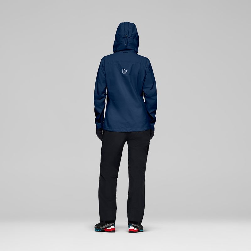 Дамско яке за дъжд NORRONA Falketind Dri1 indigo night 3