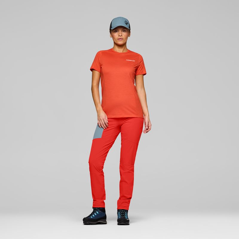 Дамски трекинг панталони NORRONA Falketind Flex1 Light aura orange 2
