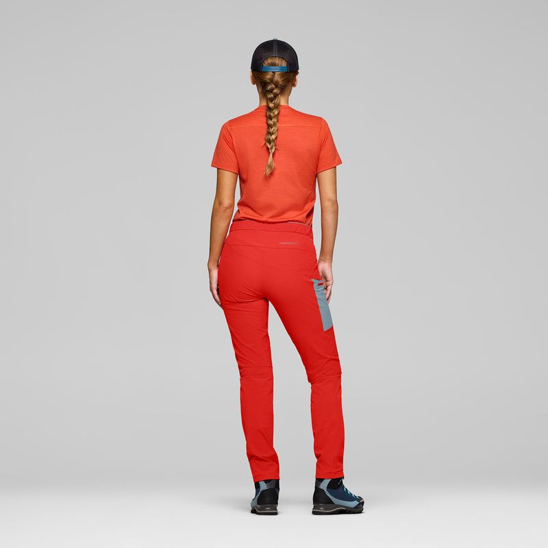 Дамски трекинг панталони NORRONA Falketind Flex1 Light aura orange 3