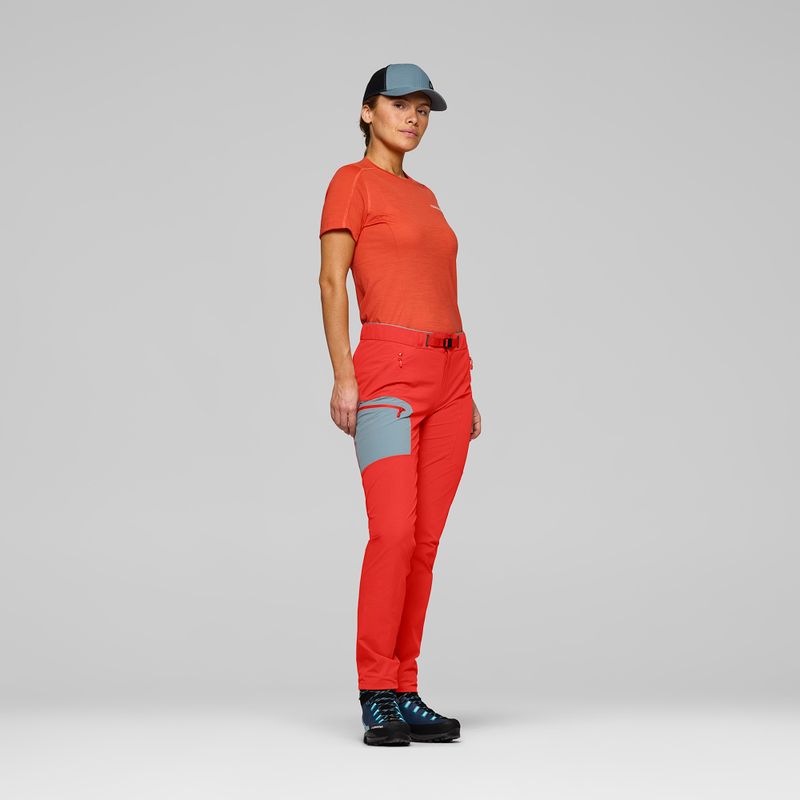 Дамски трекинг панталони NORRONA Falketind Flex1 Light aura orange 4