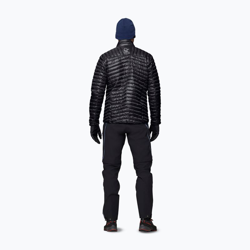Мъжко пухено яке NORRONA Trollveggen Down800 Super Light caviar black 3