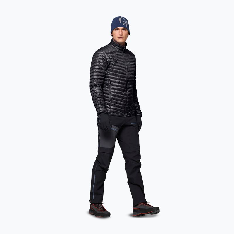 Мъжко пухено яке NORRONA Trollveggen Down800 Super Light caviar black 4