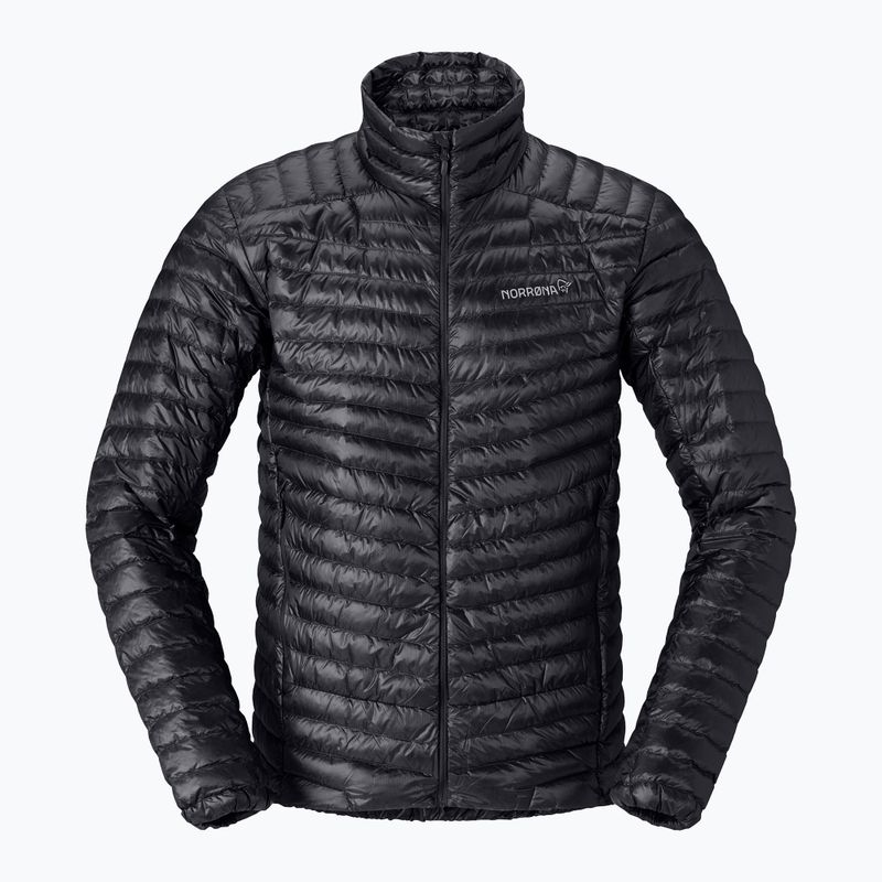 Мъжко пухено яке NORRONA Trollveggen Down800 Super Light caviar black 5