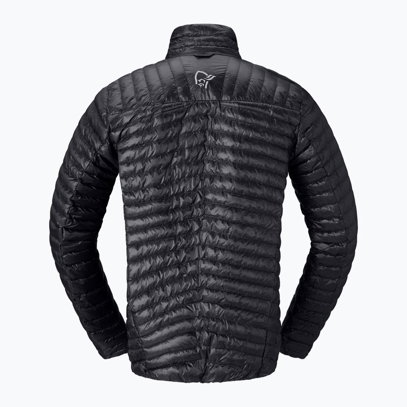 Мъжко пухено яке NORRONA Trollveggen Down800 Super Light caviar black 6