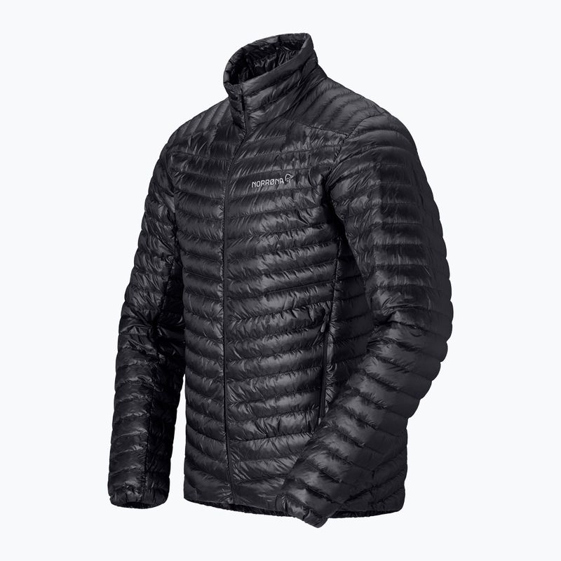Мъжко пухено яке NORRONA Trollveggen Down800 Super Light caviar black 7