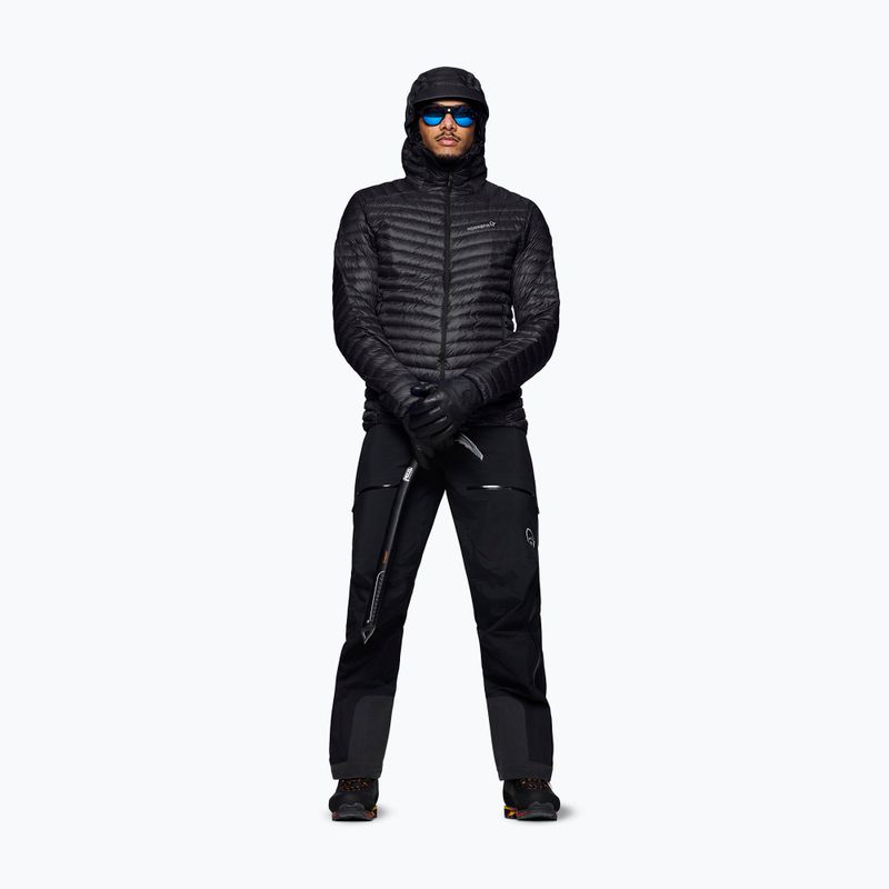 Мъжко пухено яке Norrona Trollveggen Down800 Super Light Hood Caviar Black 2