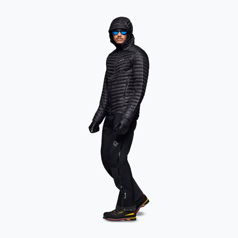 Мъжко пухено яке Norrona Trollveggen Down800 Super Light Hood Caviar Black 4
