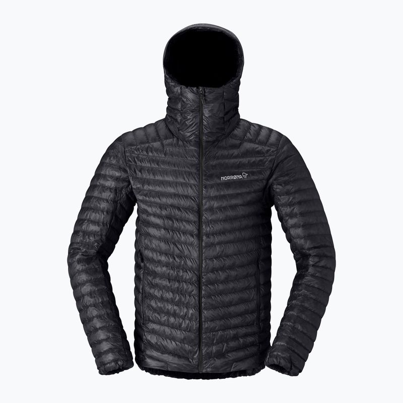Мъжко пухено яке Norrona Trollveggen Down800 Super Light Hood Caviar Black 5