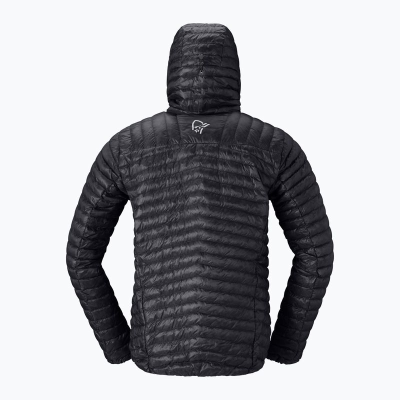Мъжко пухено яке Norrona Trollveggen Down800 Super Light Hood Caviar Black 6