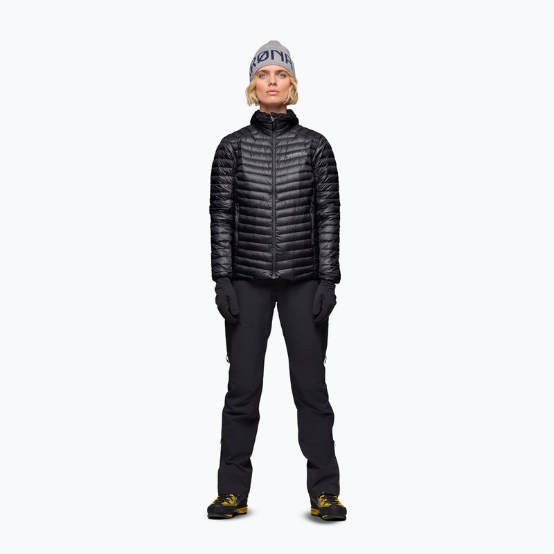 Дамско пухено яке NORRONA Trollveggen Down800 Super Light caviar black 2