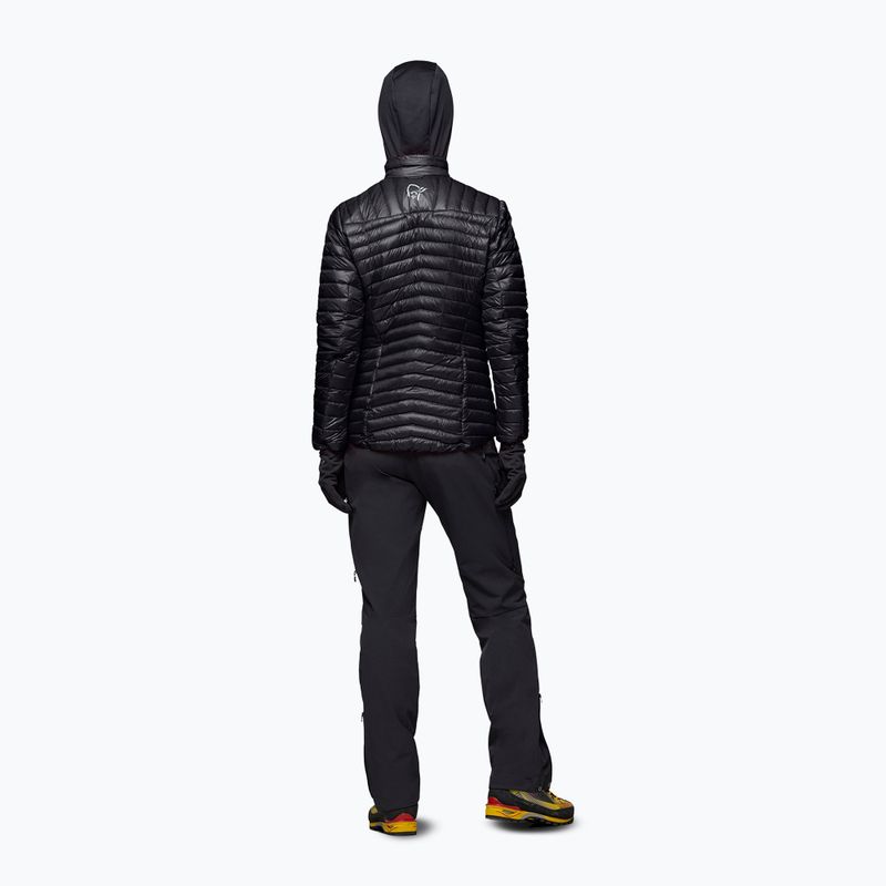 Дамско пухено яке NORRONA Trollveggen Down800 Super Light caviar black 3