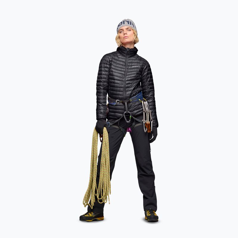 Дамско пухено яке NORRONA Trollveggen Down800 Super Light caviar black 4