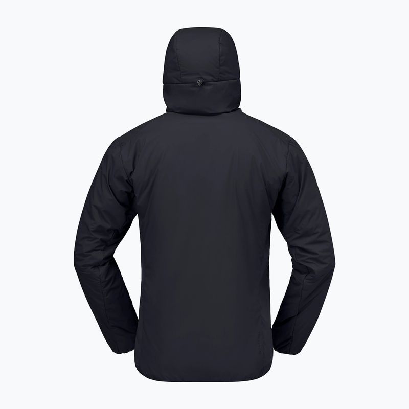 Мъжко ватирано яке NORRONA Femund Thermo60 Zip Hood caviar black 2
