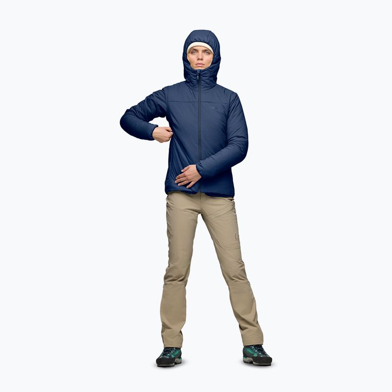 Дамско ватирано яке NORRONA Femund Thermo60 Zip Hood indigo night 2